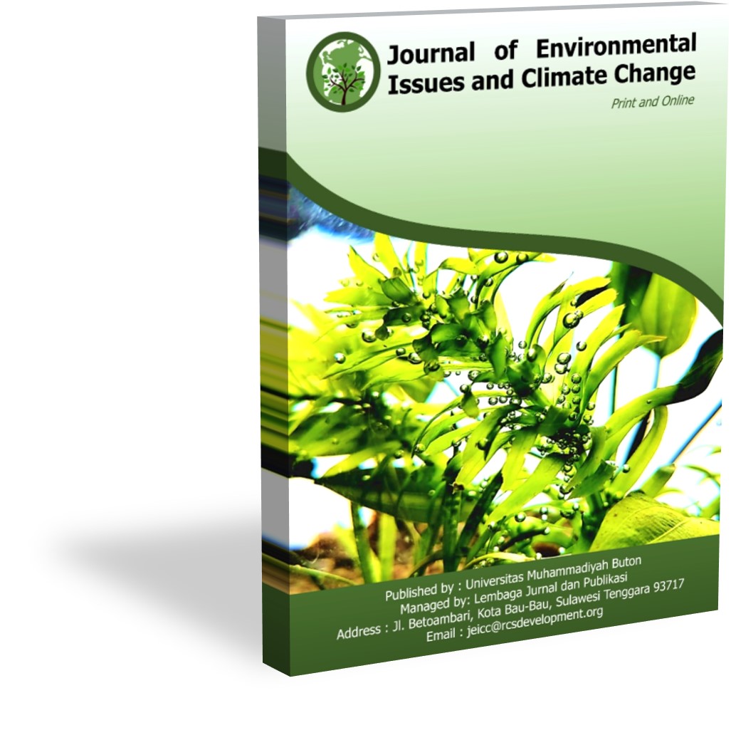 					View Vol. 1 No. 1 (2022): Journal of Environmental Issues and Climate Change (JEICC)
				